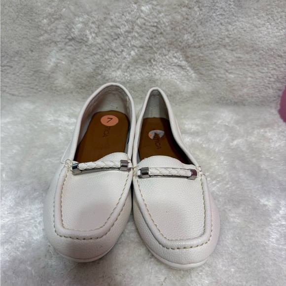 Náutica Women's Becklynn Flats/loafers, White Size 7 - Picture 3 of 9